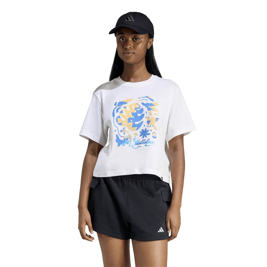 W House Of Tiro Community Graphic t-shirt a maniche corte da donna Adidas | KB7172X